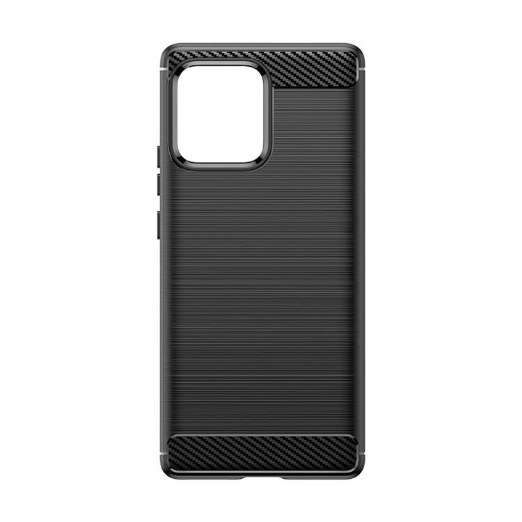 OEM Mobilskal till Motorola Edge 40 Pro Carbon Silikon - Svart