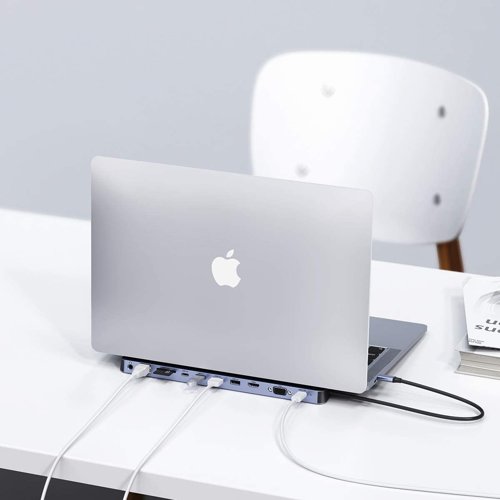 Choetech Choetech Docking Station HUB USB-C - Grå
