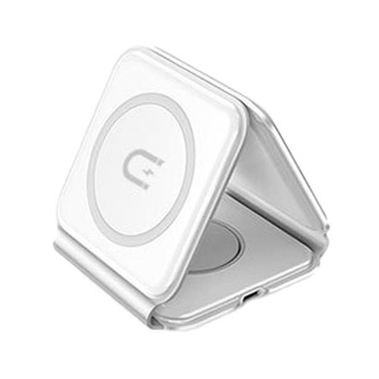 Dudao Dudao 3-in-1 Trådlös Laddare Induktionsladdare 15W - Vit