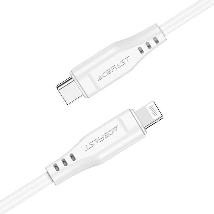 Acefast Acefast USB-C till Lightning kabel 30W 1.2m - Vit