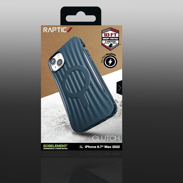 Raptic Raptic iPhone 14 Plus Skal Magsafe Clutch - Blå