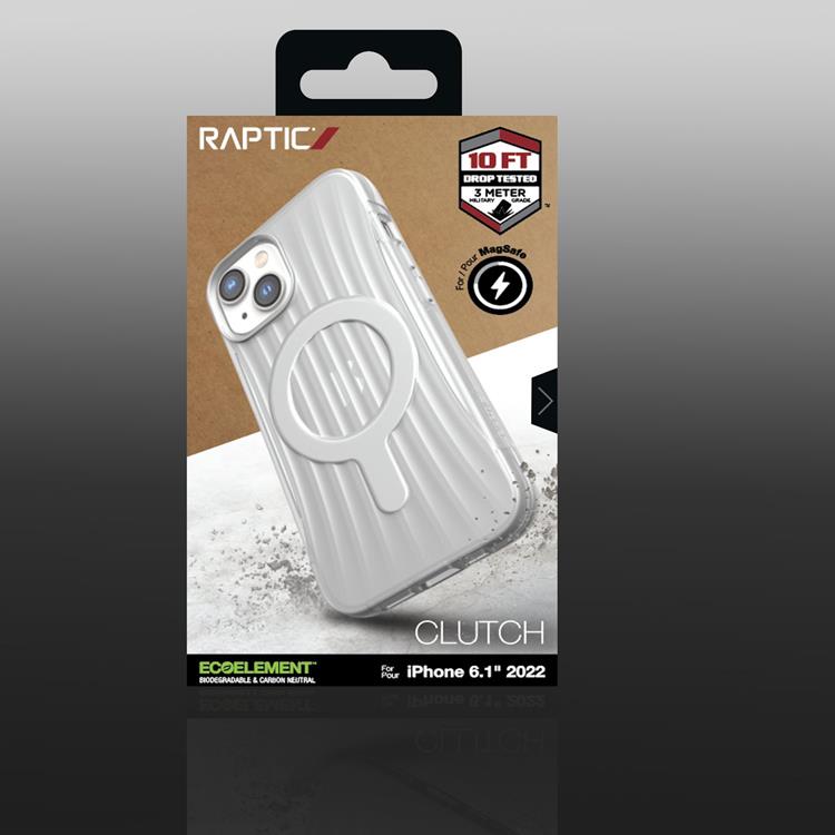 Raptic Raptic iPhone 14 Plus Skal Magsafe Clutch - Transparent