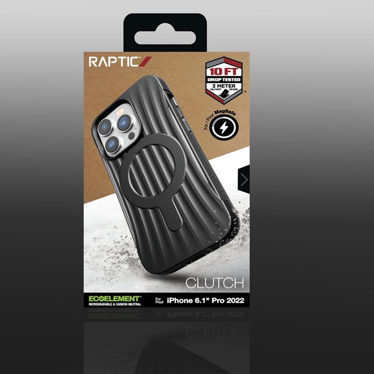 Raptic Raptic iPhone 14 Pro Max Skal Magsafe Clutch - Svart