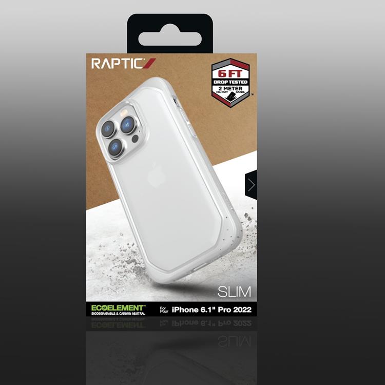 Raptic Raptic iPhone 14 Pro Skal Slim - Clear