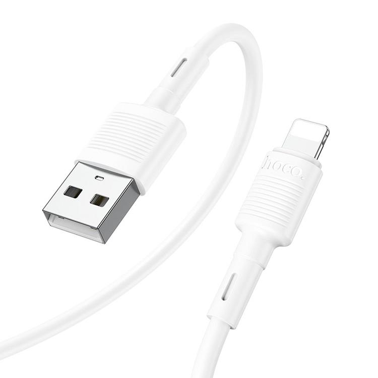 Hoco Hoco USB Till Lightning Kabel 1m - Vit