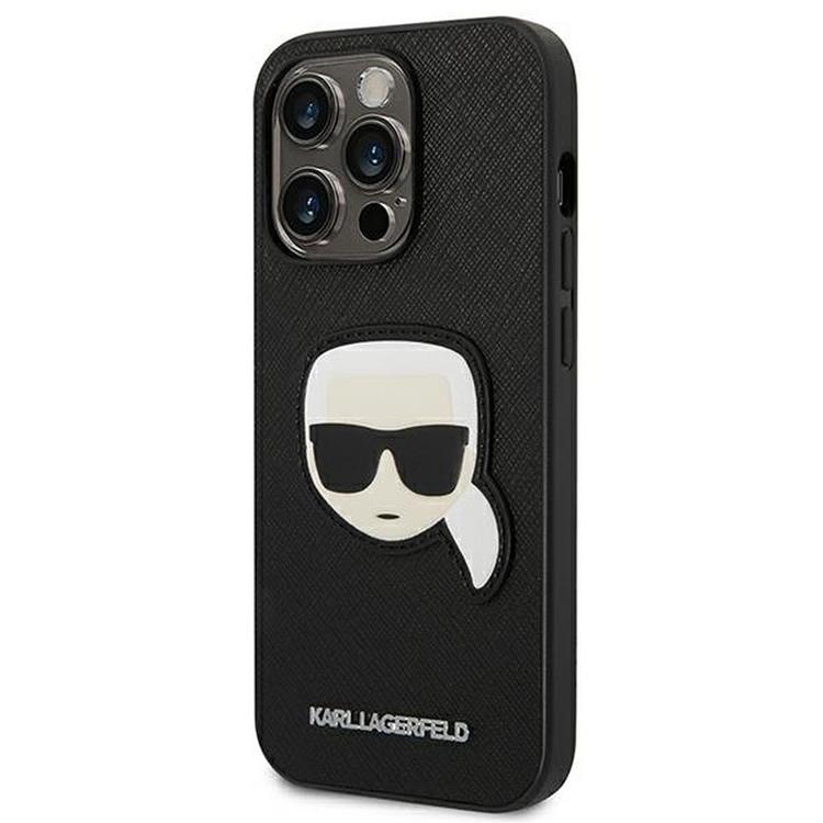 KARL LAGERFELD Karl Lagerfeld iPhone 14 Pro Skal Original Faceplate - Svart