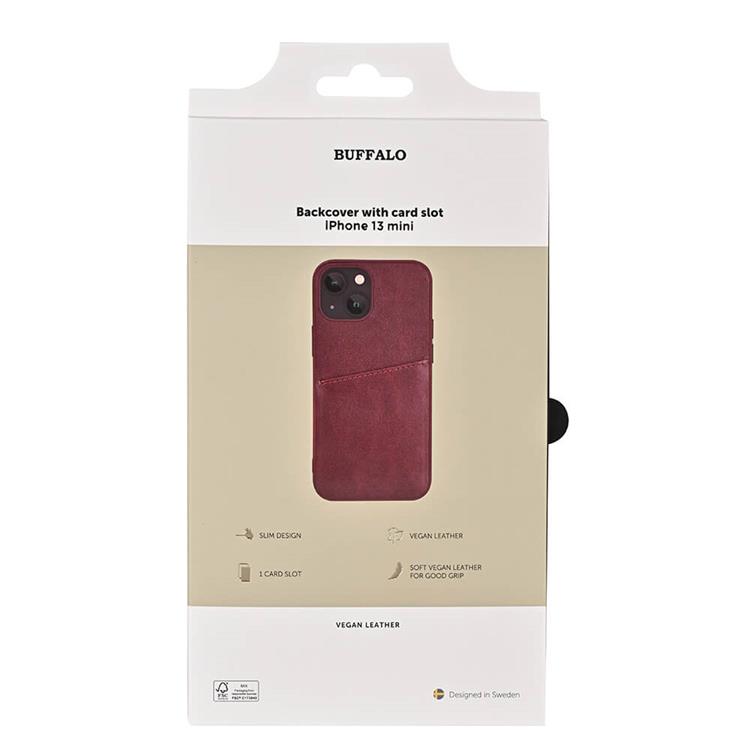 BUFFALO Buffalo iPhone 13 Mini Skal 1 Korthållare - Brun