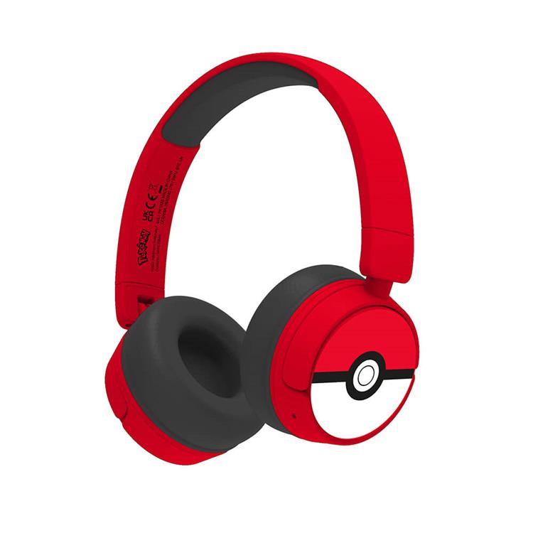 POKEMON POKEMON Junior On-Ear Trådlösa Hörlurar - Röd
