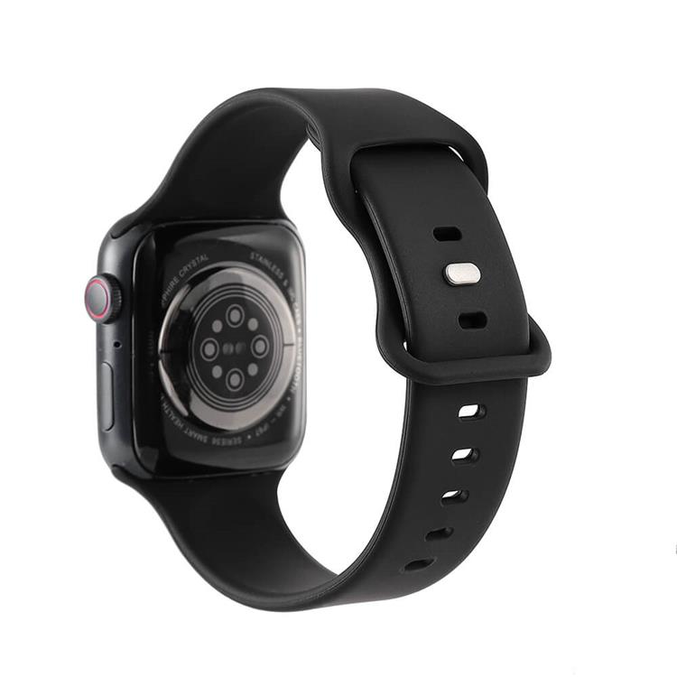 GEAR GEAR Apple Watch 2/3/4/5/6/7/SE (41/40/38mm) Silikon Armband - Svart
