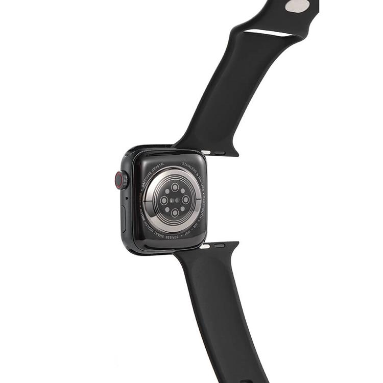GEAR GEAR Apple Watch 2/3/4/5/6/7/SE (41/40/38mm) Silikon Armband - Svart