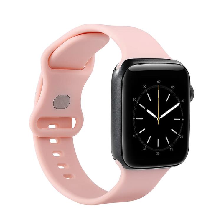 GEAR GEAR Apple Watch 4/5/6/7/8/SE (42/44/45mm) Silikon Armband - Rosa