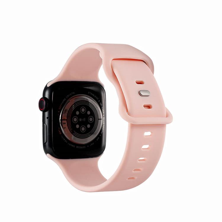 GEAR GEAR Apple Watch 4/5/6/7/8/SE (42/44/45mm) Silikon Armband - Rosa