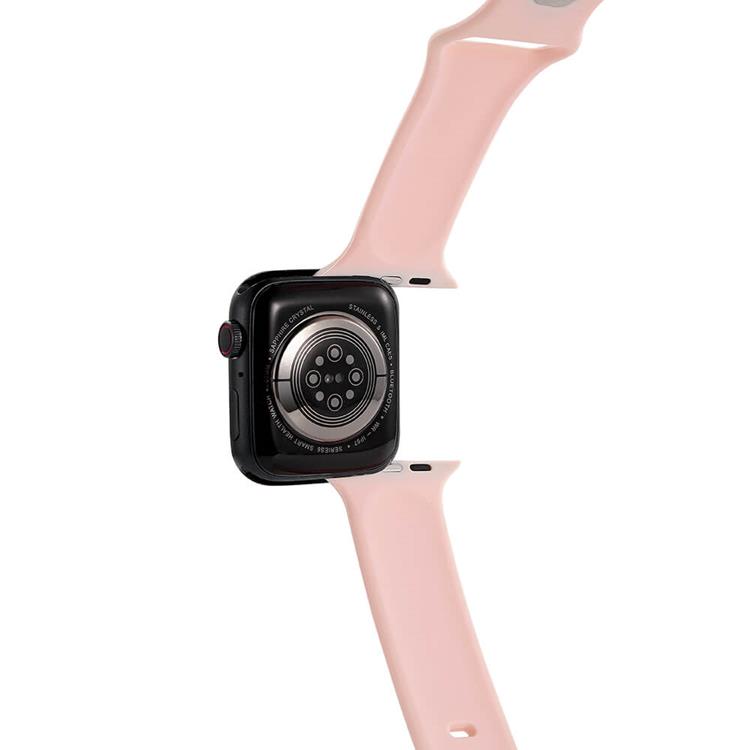 GEAR GEAR Apple Watch 4/5/6/7/8/SE (42/44/45mm) Silikon Armband - Rosa