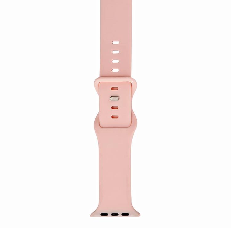GEAR GEAR Apple Watch 4/5/6/7/8/SE (42/44/45mm) Silikon Armband - Rosa