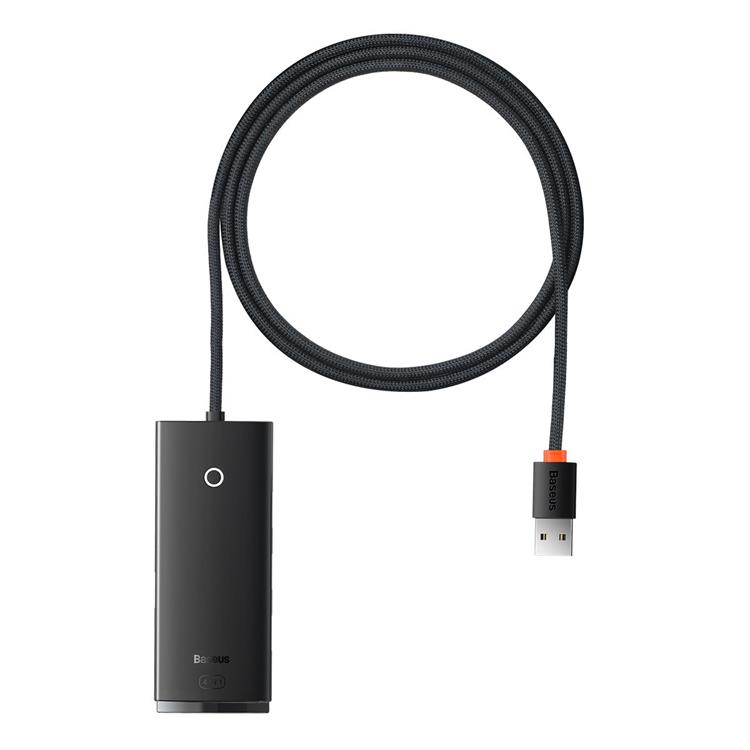 BASEUS Baseus HUB Adapter USB-A 4xUSB-A 3.0 - Svart
