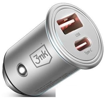 3MK 3mk Hyper Billaddare 45W - Grå