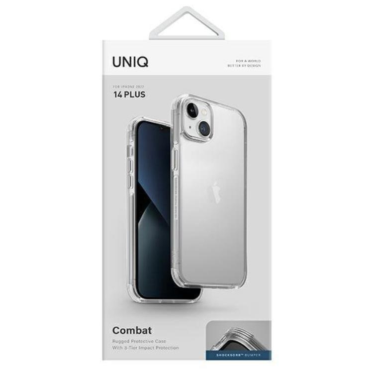 UNIQ Uniq iPhone 14 Plus Skal Combat - Crystal Clear