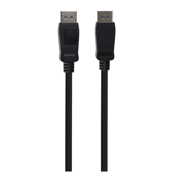 UTGATT1 Deltaco LSZH DisplayPort Kabel 3m - Svart