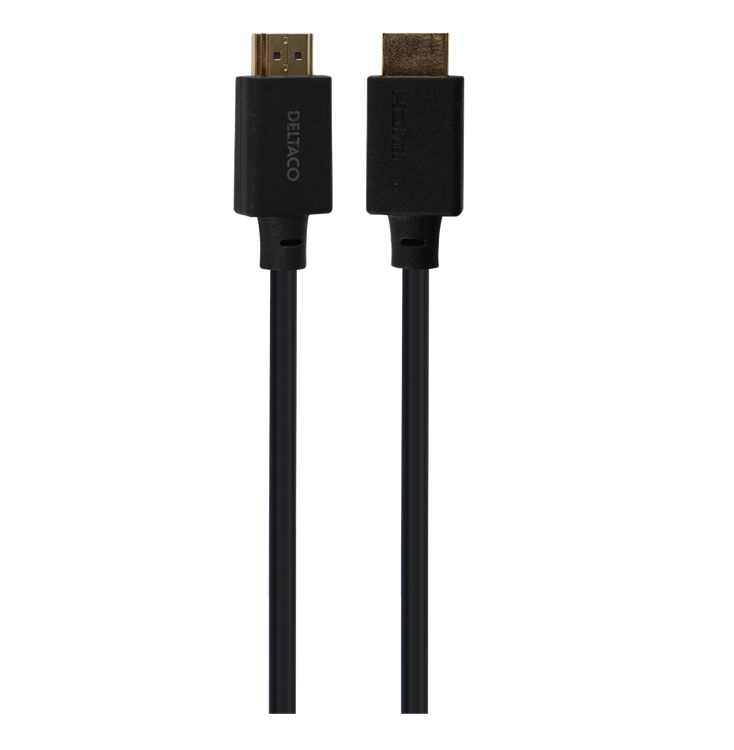 UTGATT1 Deltaco Ultra High HDMI Kabel 1m - Svart
