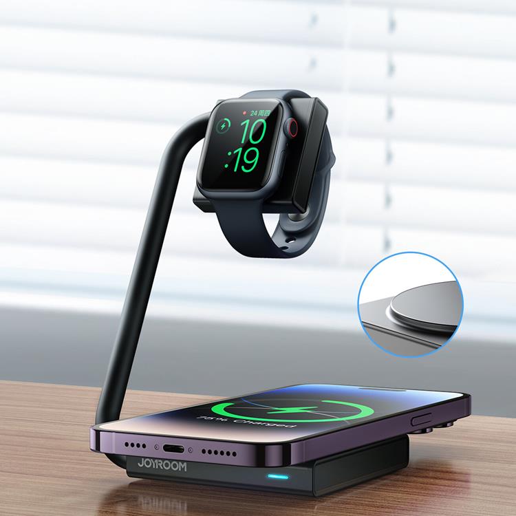 Joyroom Joyroom 2-in-1 Trådlös Laddare Magsafe iPhone Apple Watch 15W Qi