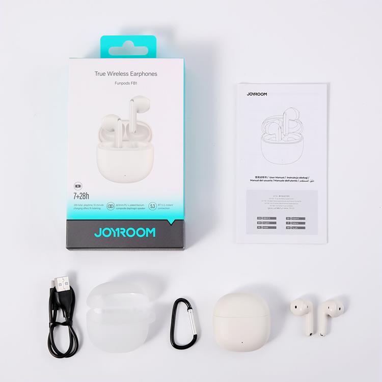 Joyroom Joyroom TWS Bluetooth 5.3 Trådlösa Hörlurar - Beige