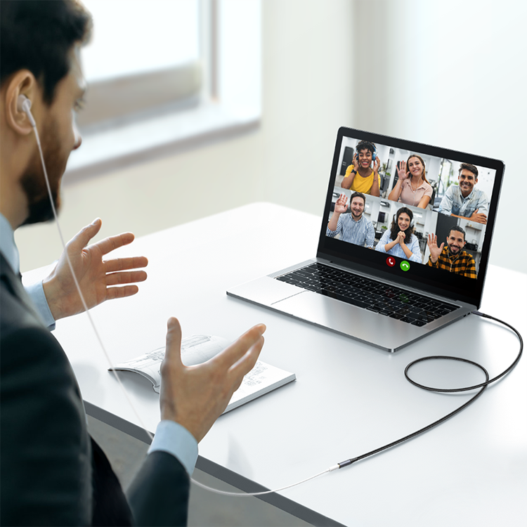 Joyroom Joyroom AUX 3.5mm Mini Jack Hane/Mini Jack Hona Kabel 1.2 m