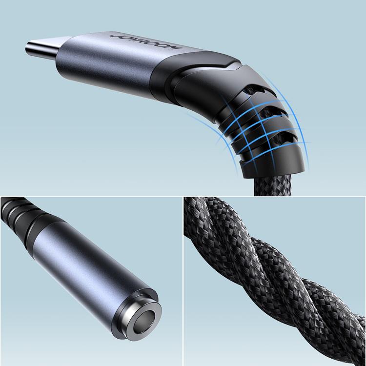 Joyroom Joyroom USB-C DAC Adapter 3.5 mm Mini Jack - Svart