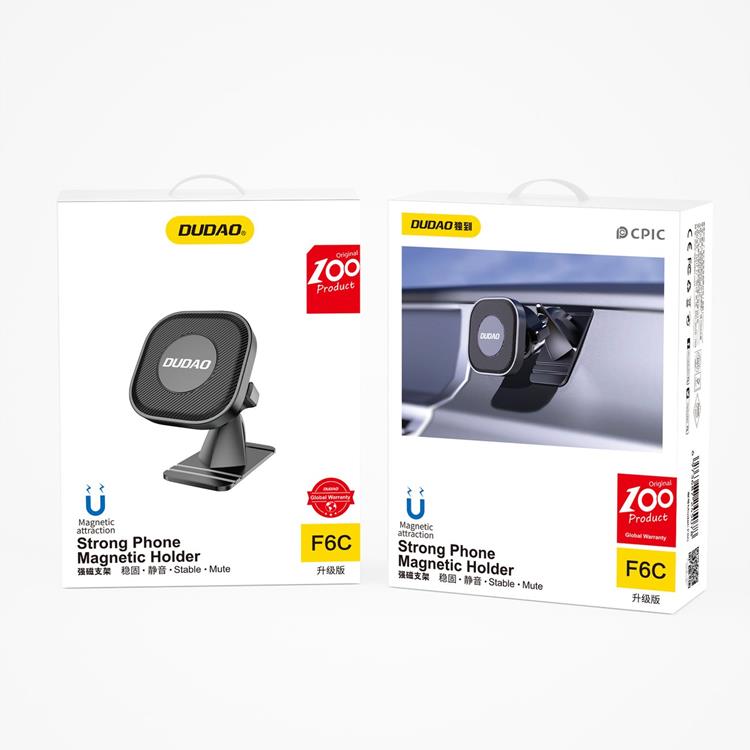 Dudao Dudao Bilhållare Instrumentbräda Magnetisk - Svart