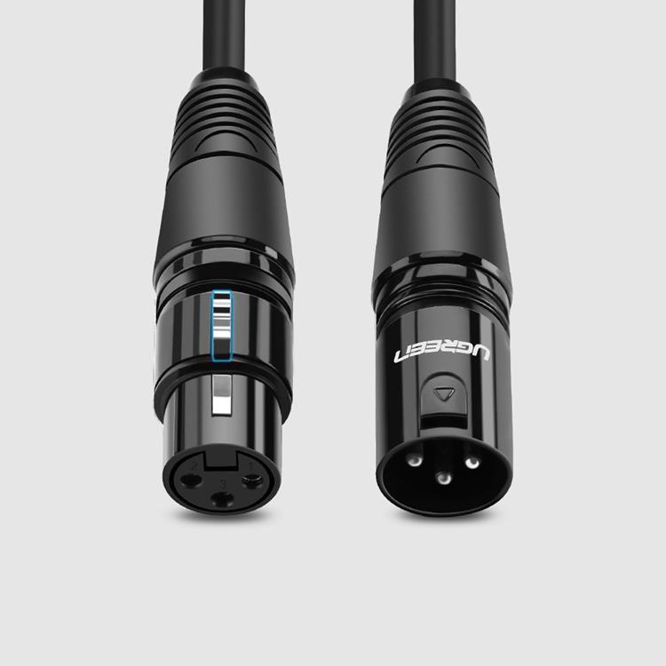 UTGATT4 Ugreen Förlängning Mikrofon Kabel 2 m - Svart