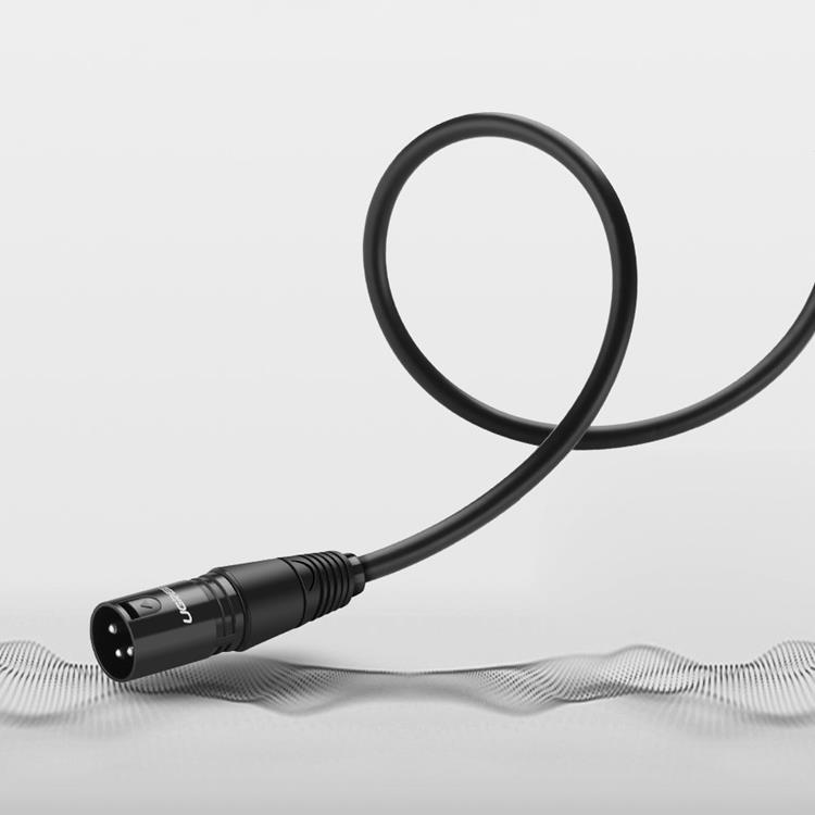 UTGATT4 Ugreen Förlängning Mikrofon Kabel 2 m - Svart
