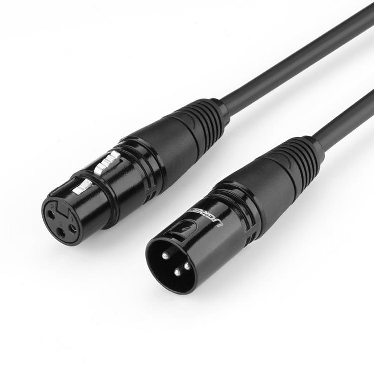 UTGATT4 Ugreen Förlängning Mikrofon Kabel 2 m - Svart