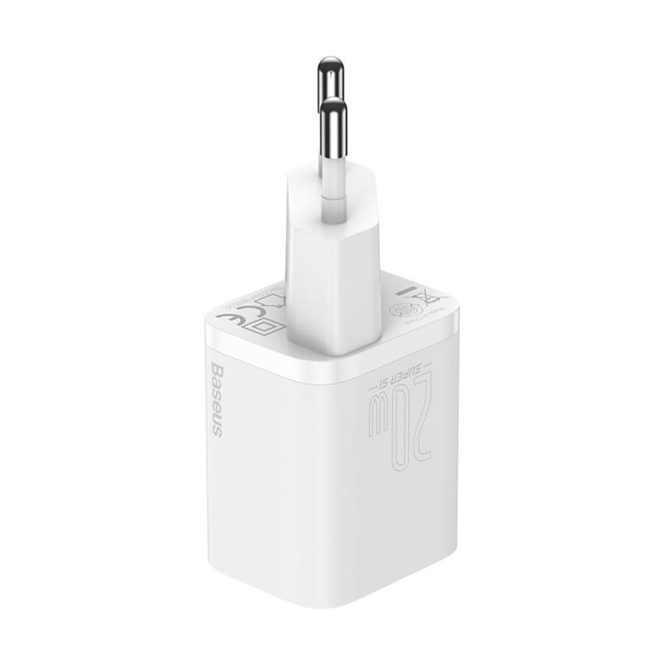BASEUS Baseus Super Väggladdare USB-C 20 W - Vit