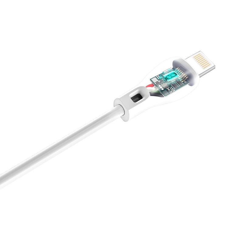 Dudao Dudao USB-A till Lightning kabel 1m - Vit