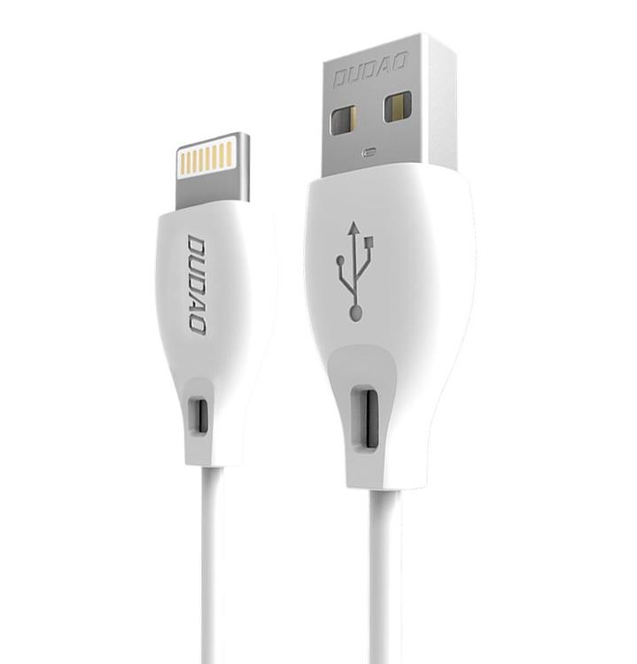 Dudao Dudao USB-A till Lightning kabel 1m - Vit