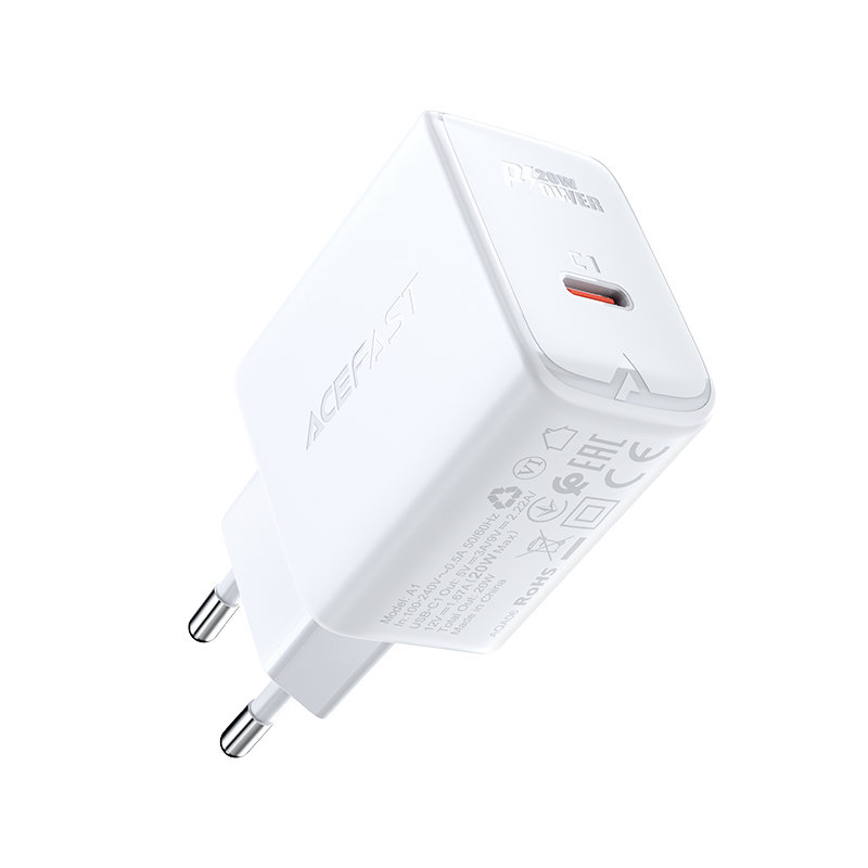 Acefast Acefast Väggladdare USB-C 20W - Vit