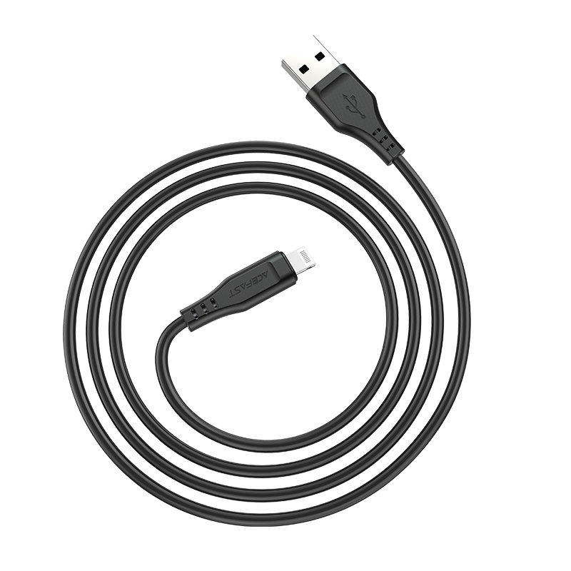 Acefast Acefast USB-A till Lightning kabel 1.2m - Svart