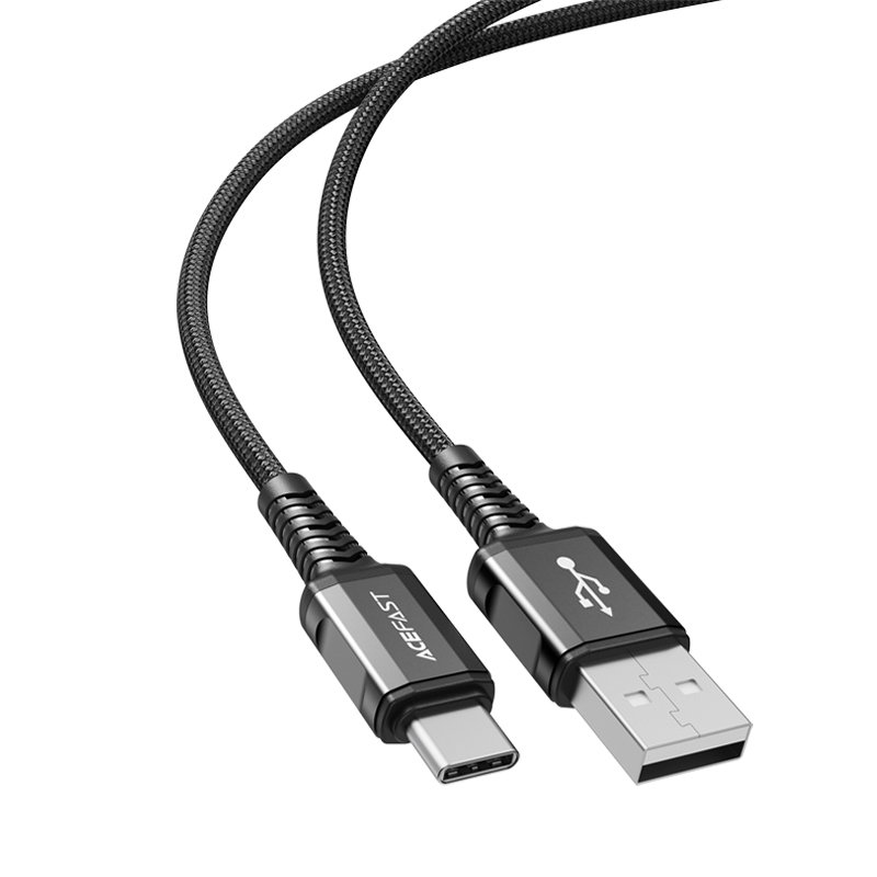 Acefast Acefast USB-C till USB-A kabel 1.2m - Svart