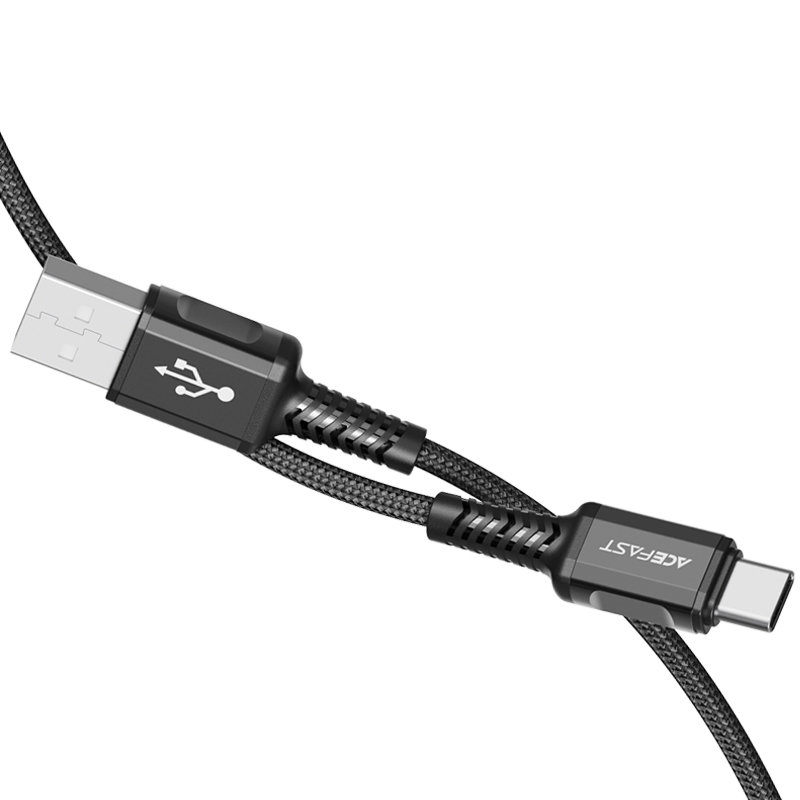 Acefast Acefast USB-C till USB-A kabel 1.2m - Svart