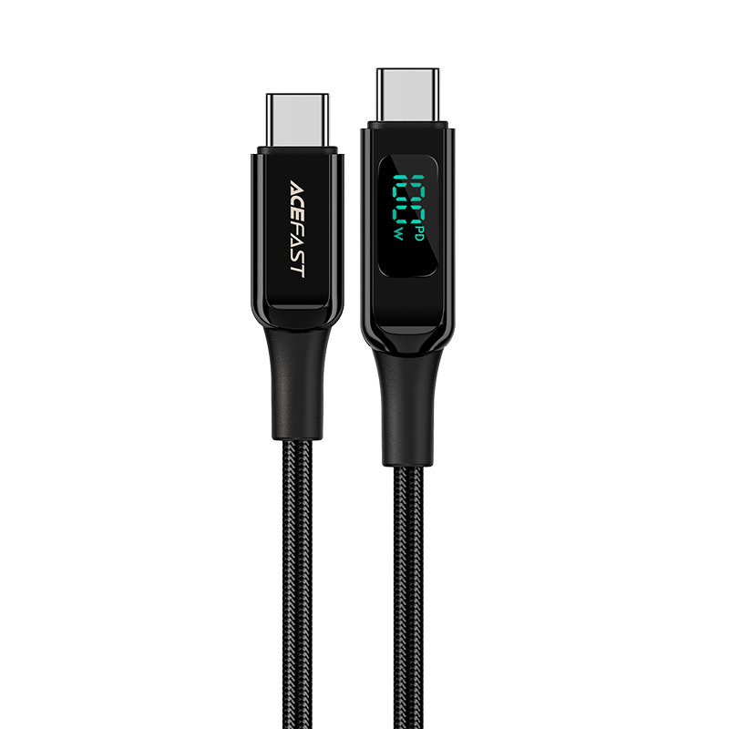 Acefast Acefast USB-C till USB-C 100W 2m - Svart
