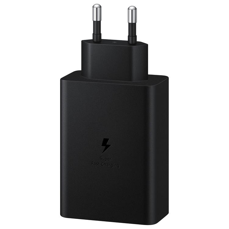 OEM Samsung Väggladdare 65W USB Till 2x USB-C 65W - Svart