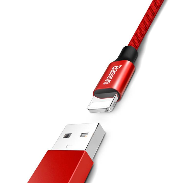 BASEUS Baseus Yiven USB-A till Lightning kabel 1.8M - Röd