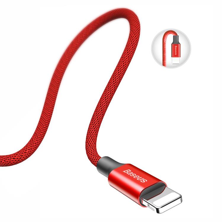BASEUS Baseus Yiven USB-A till Lightning kabel 1.8M - Röd