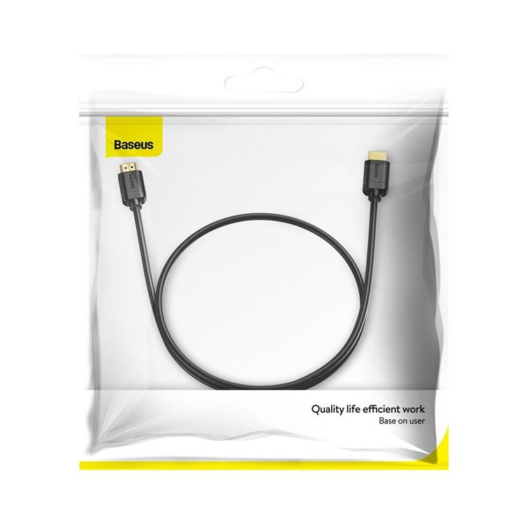 BASEUS Baseus HDMI 4K Kabel 1 m - Svart
