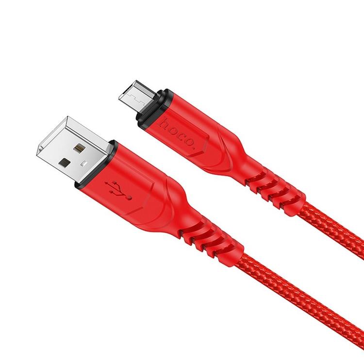 Hoco Hoco Victory Micro USB Kabel 1m - Röd