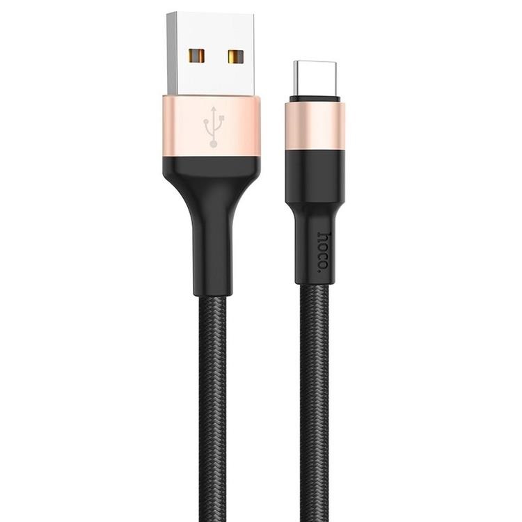 Hoco Hoco Xpress USB-C till USB-A kabel 1m - Svart Guld
