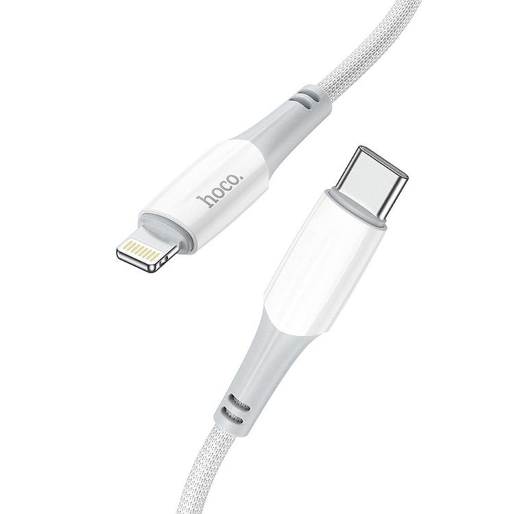 Hoco Hoco Ferry USB-C till Lightning kabel 20W 1m - Vit