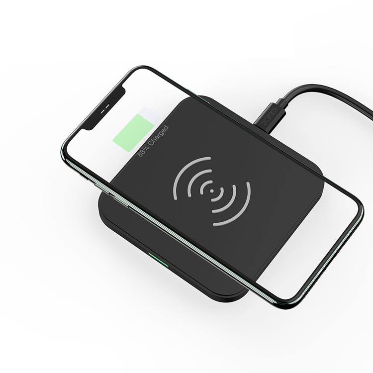 Choetech Choetech Qi 10W Trådlös Laddare Väggladdare 18W Micro USB Kabel 1.2m - Svart