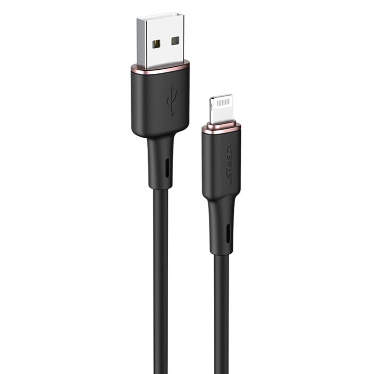 Acefast Acefast USB-A till Lightning kabel 1.2m - Svart