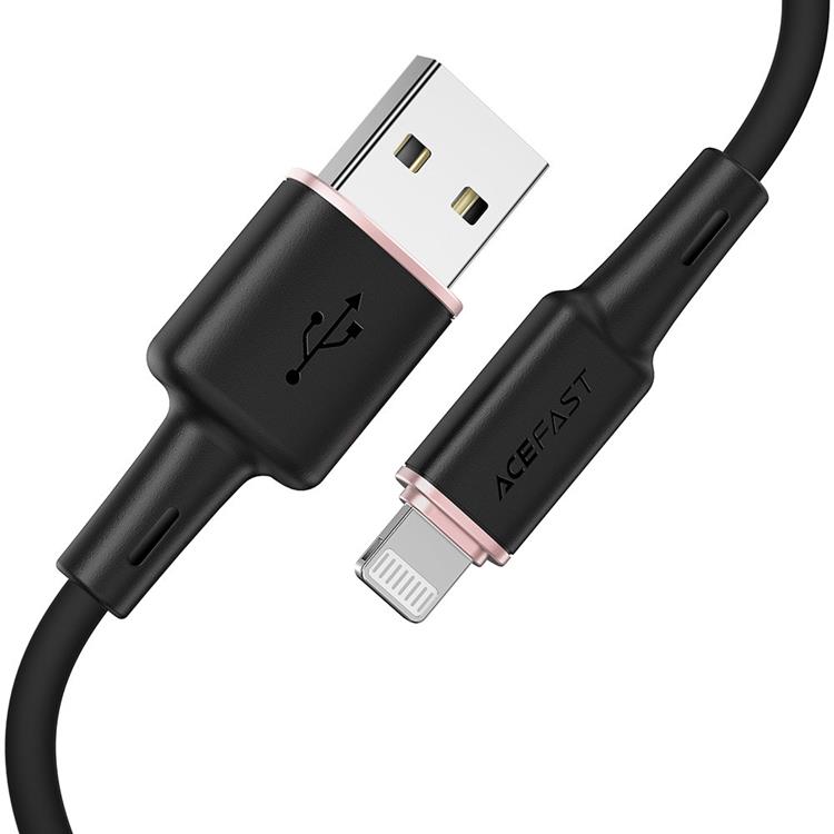 Acefast Acefast USB-A till Lightning kabel 1.2m - Svart