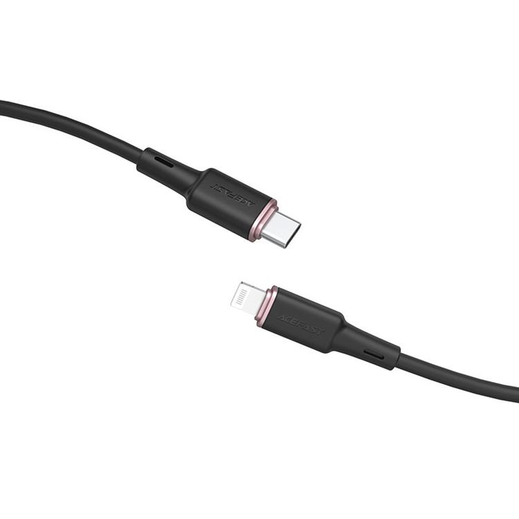 Acefast Acefast MFI USB-C till Lightning kabel 30W 1.2m - Svart